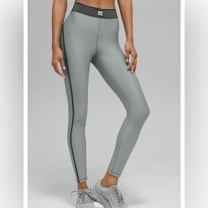 ALO Yoga Airlift high waist 7/8 line up legging in lunar grey